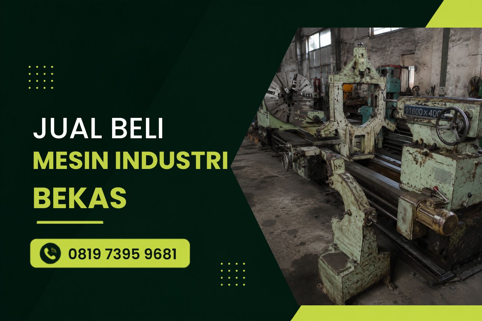 Mesin industri bekas